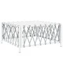 Juego de muebles de jardín 10 piezas con cojines acero blanco de vidaXL, Conjuntos de jardín - Ref: Foro24-3186930, Precio: 6...