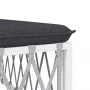 Juego de muebles de jardín 10 piezas con cojines acero blanco de vidaXL, Conjuntos de jardín - Ref: Foro24-3186930, Precio: 6...