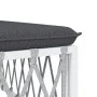 Juego de muebles de jardín 3 piezas con cojines acero blanco de vidaXL, Conjuntos de jardín - Ref: Foro24-3186846, Precio: 17...