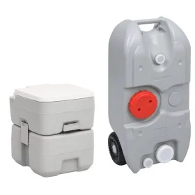 Juego de inodoro portátil y tanque de agua para camping de vidaXL, Camping y senderismo - Ref: Foro24-3186652, Precio: 232,31...