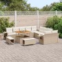 Conjunto de sofá de jardín 13 pcs Beige ratán sintético en Sofás de exterior | Comprar online en Foru.es