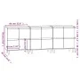 Aparadores 3 uds madera contrachapada negro 60x35x70 cm de vidaXL, Aparadores - Ref: Foro24-3185768, Precio: 225,29 €, Descue...