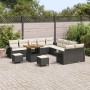 Conjunto de sofá de jardín 13 pcs Negro ratán sintético en Sofás de exterior | Comprar online en Foru.es