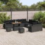 Conjunto de sofá de jardín 13 pcs Negro ratán sintético en Sofás de exterior | Comprar online en Foru.es