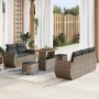 Conjunto de sofá de jardín con cojín 8 pcs Gris ratán sintético en Sofás de exterior | Comprar online en Foru.es