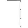 Duschwand mit ESG-Glas und schwarzer Aluminiumablage 90x195 cm von vidaXL, Duschwände und Duschwände - Ref: Foro24-3185463, P...