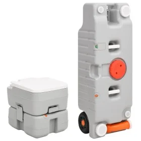 Juego de inodoro portátil y tanque de agua para camping de vidaXL, Camping y senderismo - Ref: Foro24-3186658, Precio: 330,57...