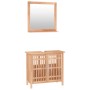 Conjunto de muebles de baño 2 piezas madera maciza de nogal de vidaXL, Muebles de baño - Ref: Foro24-3185783, Precio: 151,31 ...