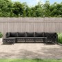 Juego de muebles de jardín 7 pzas con cojines acero antracita de vidaXL, Conjuntos de jardín - Ref: Foro24-3186897, Precio: 6...