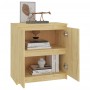 Armario auxiliar de madera maciza de pino 60x36x65 cm de vidaXL, Aparadores - Ref: Foro24-833097, Precio: 63,54 €, Descuento: %