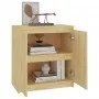 Armario auxiliar de madera maciza de pino 60x36x65 cm de vidaXL, Aparadores - Ref: Foro24-833097, Precio: 62,75 €, Descuento: %
