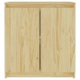 Armario auxiliar de madera maciza de pino 60x36x65 cm de vidaXL, Aparadores - Ref: Foro24-833097, Precio: 63,54 €, Descuento: %