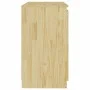 Armario auxiliar de madera maciza de pino 60x36x65 cm de vidaXL, Aparadores - Ref: Foro24-833097, Precio: 62,75 €, Descuento: %