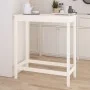 Mesa alta de bar madera maciza de pino blanco 100x50x110 cm de vidaXL, Mesas de cocina y de comedor - Ref: Foro24-833266, Pre...
