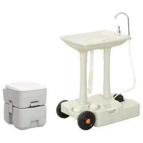 Juego de inodoro con lavabo portátil para camping de vidaXL, Camping y senderismo - Ref: Foro24-3186669, Precio: 344,08 €, De...