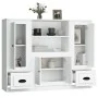 Tall sideboards 3 pieces white plywood by vidaXL, Sideboards - Ref: Foro24-3185311, Price: 219,47 €, Discount: %
