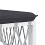 Juego de muebles de jardín 6 piezas con cojines acero blanco de vidaXL, Conjuntos de jardín - Ref: Foro24-3186880, Precio: 33...