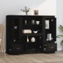Aparadores altos 3 piezas madera contrachapada negro de vidaXL, Aparadores - Ref: Foro24-3185312, Precio: 214,90 €, Descuento: %