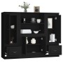 Aparadores altos 3 piezas madera contrachapada negro de vidaXL, Aparadores - Ref: Foro24-3185312, Precio: 214,90 €, Descuento: %