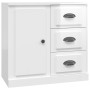Aparadores 3 uds madera contrachapada blanco brillo de vidaXL, Aparadores - Ref: Foro24-3185289, Precio: 265,89 €, Descuento: %