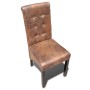 Sillas de comedor 2 unidades de color marrón de vidaXL, Sillas de comedor - Ref: Foro24-241157, Precio: 223,02 €, Descuento: %