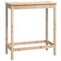 Mesa alta de bar madera maciza de pino 100x50x110 cm de vidaXL, Mesas de cocina y de comedor - Ref: Foro24-833265, Precio: 71...