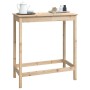 Mesa alta de bar madera maciza de pino 100x50x110 cm de vidaXL, Mesas de cocina y de comedor - Ref: Foro24-833265, Precio: 71...
