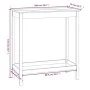 High bar table solid pine wood 100x50x110 cm by vidaXL, Kitchen and dining tables - Ref: Foro24-833265, Price: 70,22 €, Disco...