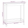 Mesa alta de bar madera maciza de pino 100x50x110 cm de vidaXL, Mesas de cocina y de comedor - Ref: Foro24-833265, Precio: 71...