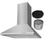 Campana extractora acero inoxidable 600 mm de vidaXL, Extractores - Ref: Foro24-241213, Precio: 133,44 €, Descuento: %
