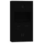 Aparador alto madera contrachapada negro de vidaXL, Aparadores - Ref: Foro24-3185368, Precio: 152,70 €, Descuento: %