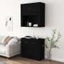 Aparador alto madera contrachapada negro de vidaXL, Aparadores - Ref: Foro24-3185368, Precio: 155,90 €, Descuento: %