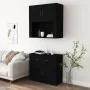 Aparador alto madera contrachapada negro de vidaXL, Aparadores - Ref: Foro24-3185368, Precio: 152,70 €, Descuento: %