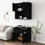 Aparador alto madera contrachapada negro de vidaXL, Aparadores - Ref: Foro24-3185368, Precio: 152,70 €, Descuento: %