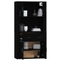 Aparador alto madera contrachapada negro de vidaXL, Aparadores - Ref: Foro24-3185368, Precio: 155,90 €, Descuento: %