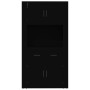Aparador alto madera contrachapada negro de vidaXL, Aparadores - Ref: Foro24-3185368, Precio: 155,90 €, Descuento: %
