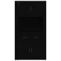 Aparador alto madera contrachapada negro de vidaXL, Aparadores - Ref: Foro24-3185368, Precio: 152,70 €, Descuento: %