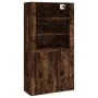 Aparador alto madera contrachapada roble ahumado de vidaXL, Aparadores - Ref: Foro24-3185364, Precio: 144,27 €, Descuento: %