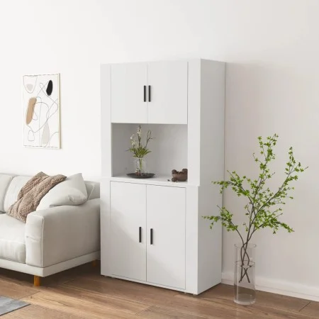 Aparador alto madera contrachapada blanco de vidaXL, Aparadores - Ref: Foro24-3185351, Precio: 159,67 €, Descuento: %