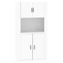 Aparador alto madera contrachapada blanco de vidaXL, Aparadores - Ref: Foro24-3185351, Precio: 159,67 €, Descuento: %