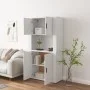 Aparador alto madera contrachapada blanco de vidaXL, Aparadores - Ref: Foro24-3185351, Precio: 159,67 €, Descuento: %