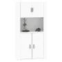 Aparador alto madera contrachapada blanco de vidaXL, Aparadores - Ref: Foro24-3185351, Precio: 159,67 €, Descuento: %
