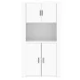 Aparador alto madera contrachapada blanco de vidaXL, Aparadores - Ref: Foro24-3185351, Precio: 159,67 €, Descuento: %