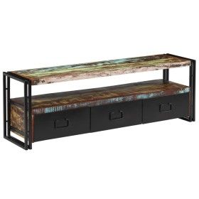 Mueble de TV madera maciza reciclada 120x30x40 cm de vidaXL, Muebles TV - Ref: Foro24-244844, Precio: 150,55 €, Descuento: %