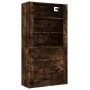 Aparador alto madera contrachapada roble ahumado de vidaXL, Aparadores - Ref: Foro24-3185396, Precio: 161,46 €, Descuento: %