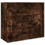 Aparador alto madera contrachapada roble ahumado de vidaXL, Aparadores - Ref: Foro24-3185396, Precio: 161,46 €, Descuento: %
