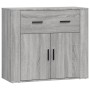 Aparadores 3 piezas madera contrachapada gris Sonoma de vidaXL, Aparadores - Ref: Foro24-3185421, Precio: 268,28 €, Descuento: %