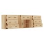 Aparadores 3 piezas madera contrachapada color roble sonoma de vidaXL, Aparadores - Ref: Foro24-3185426, Precio: 279,75 €, De...