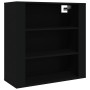 Aparador alto madera contrachapada negro de vidaXL, Aparadores - Ref: Foro24-3185376, Precio: 132,18 €, Descuento: %