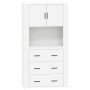 Aparador alto madera contrachapada blanco de vidaXL, Aparadores - Ref: Foro24-3185383, Precio: 169,13 €, Descuento: %